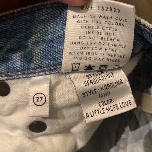 GRLFRND Karolina High Rise Jean A Little More Love black spot on rear of leg - Picture 13 of 16